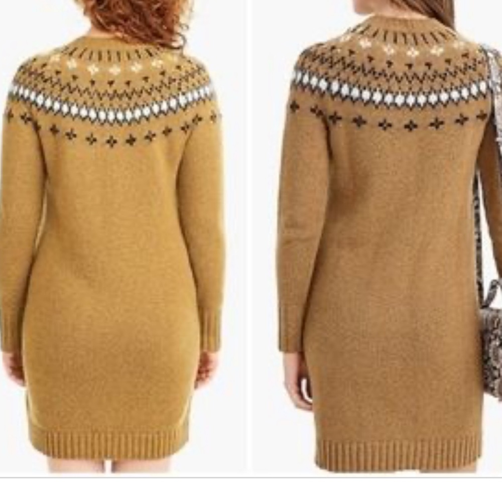 J Crew dress fair isle xs like new - Picture 2 of 3